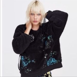 ZARA embroidered sweater